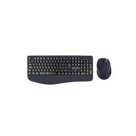 TECLADO Y MOUSE ERGONOMICO INALAMBRICO PERFECT CHOICE NEGRO PERFECT CHOICE PC-201236