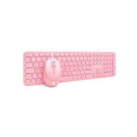 KIT TECLADO Y MOUSE BROBOTIX ALAMBRICO USB EDICION ESPECIAL, ROSA BROBOTIX 6001196