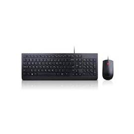 KIT DE TECLADO Y MOUSE LENOVO ESSENTIAL ALAMBRICO USB NEGRO ESPA