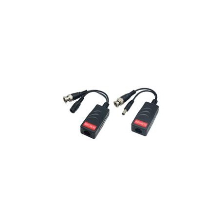 VIDEO BALUN / PROVISION ISR / PTR-102VP-HD / TRANSMITE VIDEO Y ENERGIA / 4 EN 1 / SOPORTA CAMARAS DE HASTA 8 MP / AHD / CVI / T