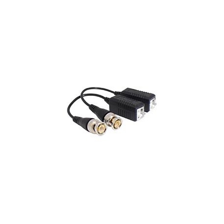 PAR DE TRANSCEPTORES PASIVOS GHIA VIDEO BALUN AHD / CVBS / CVI / TVI / CON EXTENSION / DISTANCIA DE HASTA 350 MTS A 720P / RESO