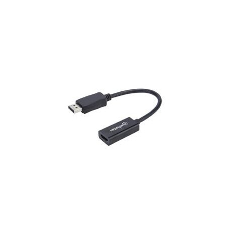 ADAPTADOR DISPLAYPORT,MANHATTAN,151634, M A HDMI H, CABLE 15CM 1080P MANHATTAN 151634