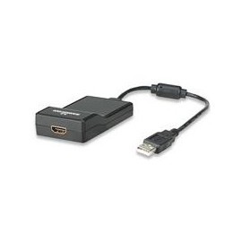 CONVERTIDOR VIDEO,MANHATTAN,151061, USB 2.0 A HDMI H MANHATTAN 151061