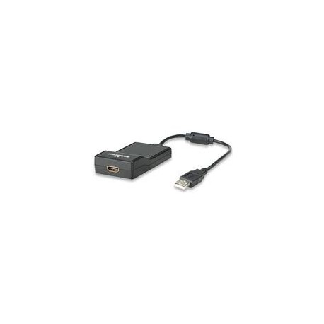 CONVERTIDOR VIDEO,MANHATTAN,151061, USB 2.0 A HDMI H MANHATTAN 151061