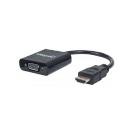 CONVERTIDOR,MANHATTAN,151436,VIDEO HDMI A SVGA, BL MANHATTAN 151436