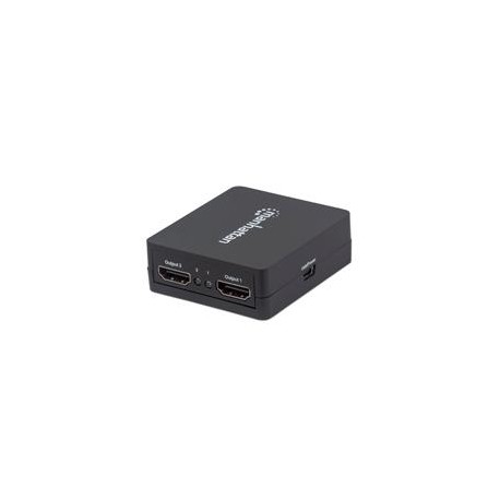 VIDEO SPLITTER,MANHATTAN,207652, HDMI 1080P, 1 IN:2 OUT, ALIMENTADO POR USB MANHATTAN 207652