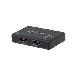 VIDEO SPLITTER,MANHATTAN,207669, HDMI 4K@30HZ, 1 IN:2 OUT, AC MANHATTAN 207669