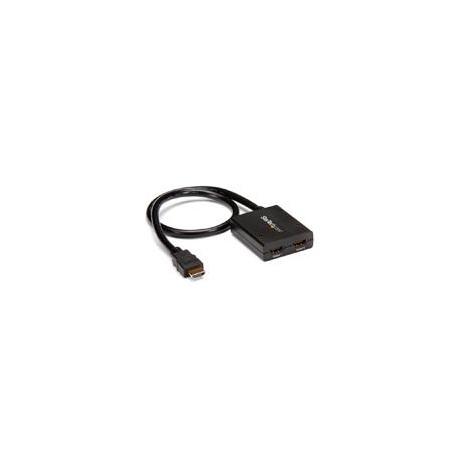 SPLITTER HDMI DE 2 PUERTOS - DIVISOR DE VIDEO HDMI DE 2 PUERTOS - SPLITTER HDMI 4K 30HZ DE 2X1 ALIMENTADO POR USB - STARTECH.CO