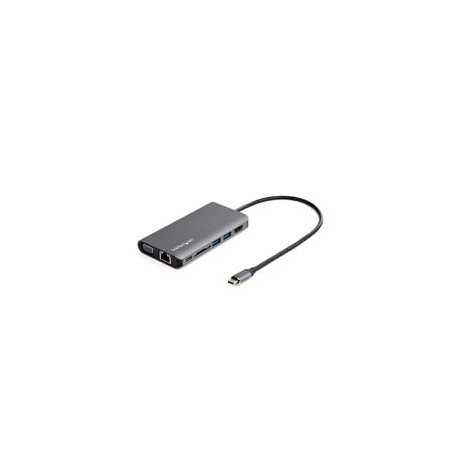 DOCKING STATION USB-C MULTIPUERTOS - HDMI O VGA - PD DE 100W ENTREGA DE ALIMENTACION - CABLE DE 30CM - LECTOR DE SD (DKT30CHVAU