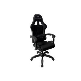 SILLA GAMER BALAM RUSH POWER RUSH V2 BLACK EDITION / TELA Y PIEL SINTETICA / RECLINABLE / MAX 120 KG / NEGRO / BR-934534 BALAM 