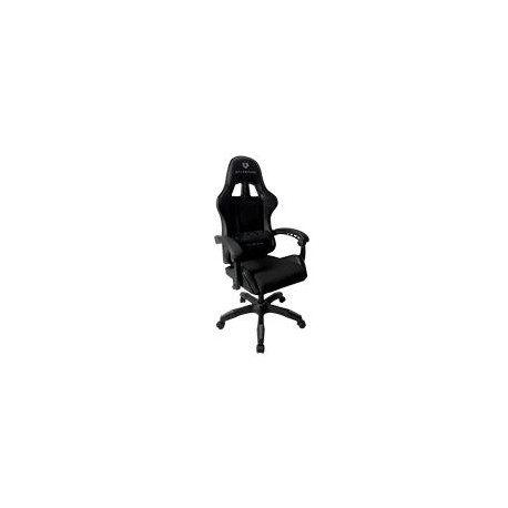 SILLA GAMER BALAM RUSH POWER RUSH V2 BLACK EDITION / TELA Y PIEL SINTETICA / RECLINABLE / MAX 120 KG / NEGRO / BR-934534 BALAM 