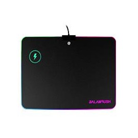 MOUSE PAD GAMER BALAM RUSH MOUSEPAD HEIMDALL / LUZ RGB / CONTROL RGB CAPACITIVO / CARGA INALAMBRICA / NEGRO / BR-922999 BALAM R