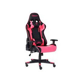 SILLA GAMER OCELOT / COLOR MAGENTA CON NEGRO / DESCANSA BRAZOS AJUSTABLES / RECLINABLE 90-155 GRADOS / SOPORTA HASTA 150KG OCEL