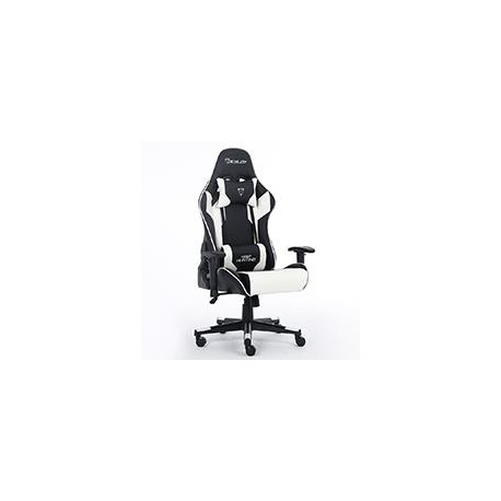 SILLA GAMER OCELOT / COLOR BLANCO CON NEGRO / DESCANSA BRAZOS AJUSTABLES / RECLINABLE 90-155 GRADOS / SOPORTA HASTA 150KG OCELO