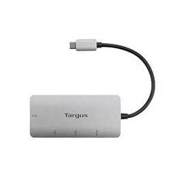 HUB-C TARGUS ACH226BT 4 PORT TO USB-A 3.0 COLOR PLATA TARGUS ACH226BT