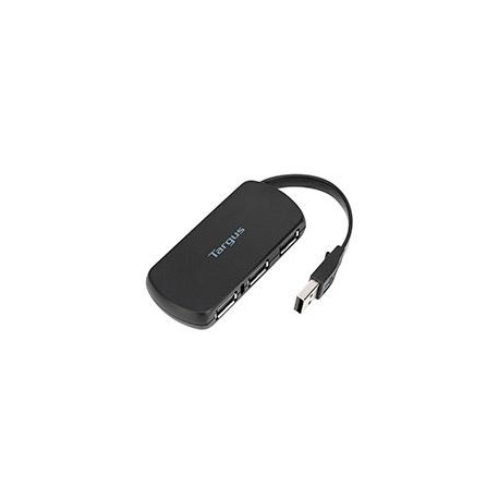 HUB TARGUS ACH114US, CONCENTRADOR DE 4 PUERTOS USB 2.0 COLOR NEGRO TARGUS ACH114US